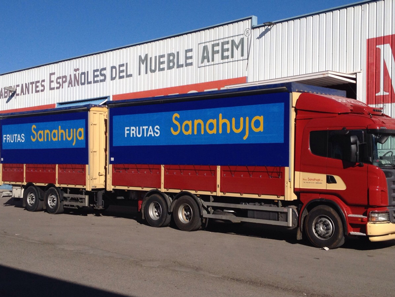 Camión Frutero con Semilona con Mosquitera